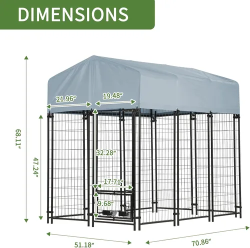 Vista 2 de Perrera para perros al aire libre
