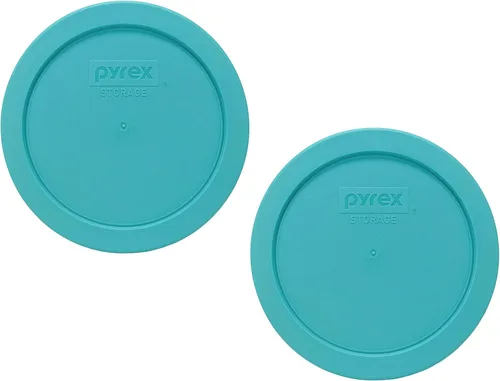 Vista 5 de Pyrex 7201-PC - Tapa de repuesto para almacenamiento de alimentos turquesa de 4 tazas, fabricada en Estados Unidos