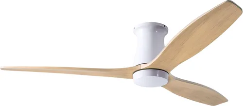 Vista 5 de Modern Fan Company Arbor Flush DC - Ventilador de techo de bronce oscuro de 54 pulgadas con aspas blanqueadas y mando a distancia