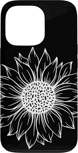 Vista 10 de iPhone 16 Cute and Beautiful White Flower of Sunflower Case