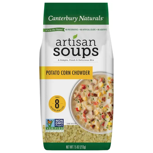 Vista 18 de Canterbury Naturals Mezcla de sopa artesanal, mezcla de sopa de fideos con pollo, sin OMG, hace 8 porciones, bolsa de 6.5 onzas (paquete de 3)