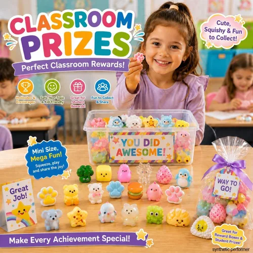 Vista 5 de 30 juguetes de Taba Squishies a granel, Kawaii Mini Squeeze Fidget Juguetes