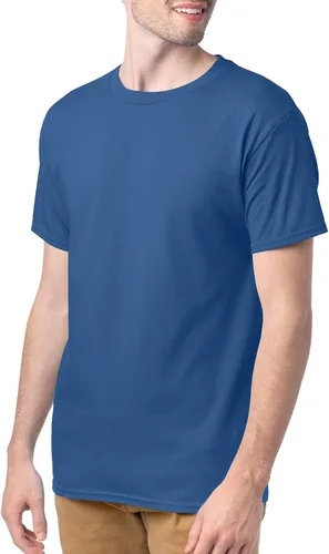 Vista 5 de Hanes ComfortSoft - Camiseta de manga corta para hombre (paquete de 4)