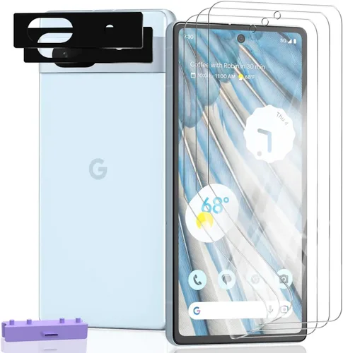 Vista 66 de 1 protector de pantalla de vidrio templado compatible con Nintendo Switch 2, dureza 9H, arañazos, película transparente HD, fácil de instalar