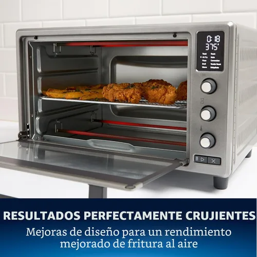 Vista 2 de Oster Freidora de aire de 10 funciones Horno tostador Horno Encimera