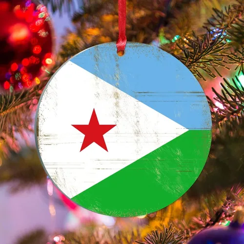 Vista 8 de Silueta de la bandera de Chile, adornos de árbol de Navidad, bandera nacional, recuerdo de país, decoraciones de Navidad, regalo de Chile, adorno