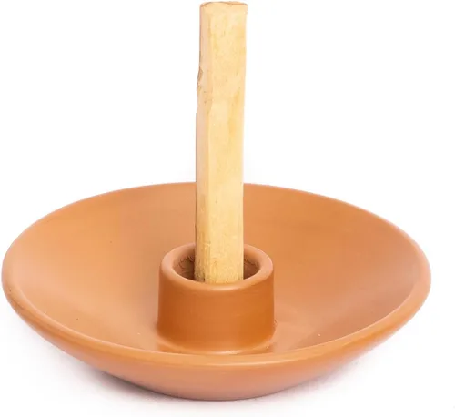 Vista 15 de Luna Sundara Auténtico soporte para palitos de Palo Santo de cerámica de Perú y soporte para incienso, incluye 5 palitos de Palo Santo hechos a mano