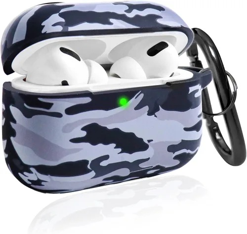 Vista 9 de Funda para Airpods Pro con llavero, funda protectora completa inspirada en lindo diseño de vaca, catalizador, de silicona, para mujeres, hombres