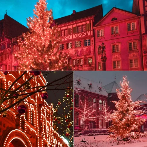 Vista 7 de 70 luces rojas de Navidad – 35.5 pies, luces LED rojas de Navidad para exteriores, grado comercial, impermeable, decoraciones del día de San