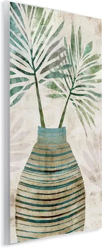Vista 2 de Stupell Industries Flora Kouta - Placa de pared rústica Boho Botanicals