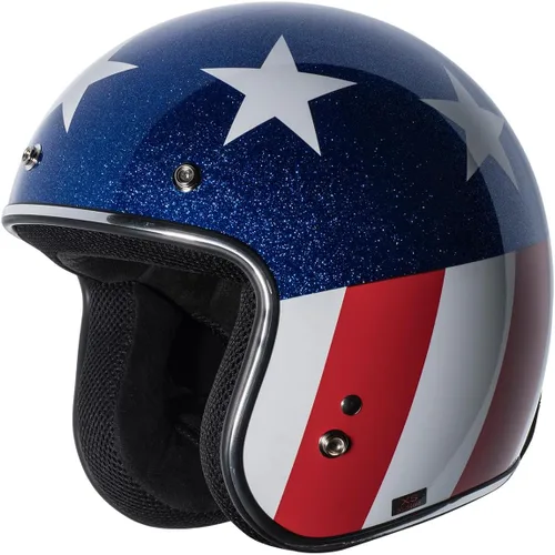 Vista 23 de TORC T50/Del Mar Casco de Motocicleta con Cara Abierta 3/4 con Gráficos