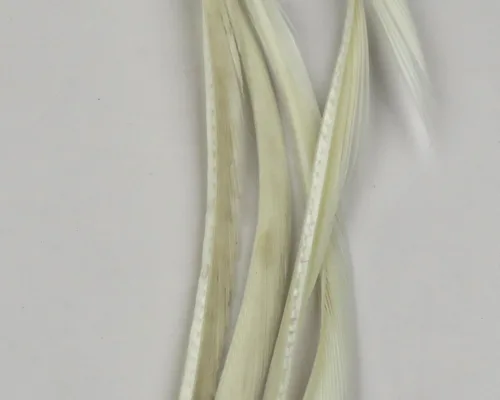 Vista 17 de Hareline Fly Tying Stripped Goose Biots – Natural Goose Biots for Fly Tying Nymph Bodies, Tails & Wings