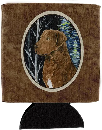 Vista 242 de Caroline's Treasures SS8447CC Starry Night English Bulldog - Enfriador para latas o botellas, lavable, funda plegable con aislamiento para bebidas