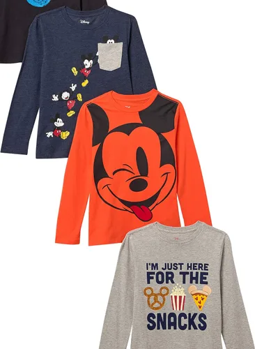Vista 2 de Camiseta de manga larga Spotted Zebra, marca Tienda, de Disney, Star Wars, Marvel, para niño