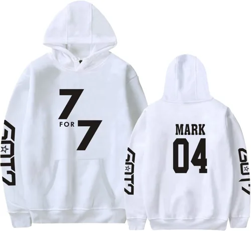 Vista 13 de Xkpopfans Kpop GOT7 Sudadera con capucha para conciertos Mark Jackson Bambam JB Chaqueta