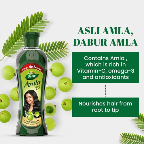 Vista 3 de Dabur Aceite para el cabello Amla 9.3 fl oz