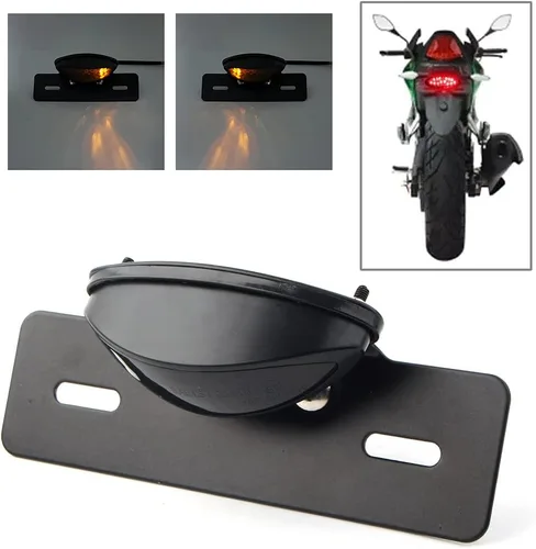 Vista 5 de Three T FSFY Motorcycle Tail Brake Lamp Taillight Assemblies for Harley, for HONDA Bobber Chopper Cafe Racer Cruiser