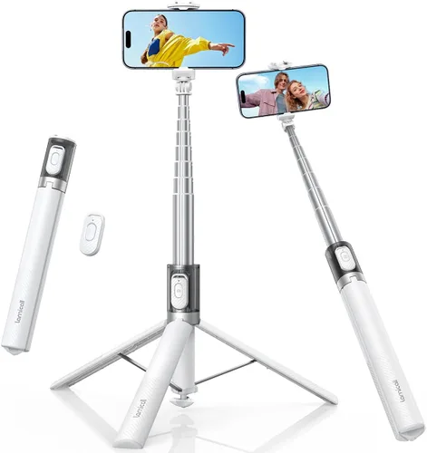 Vista 8 de Lamicall Trípode de 65" para iPhone 0.77lb Selfie Stick con control remoto Negro