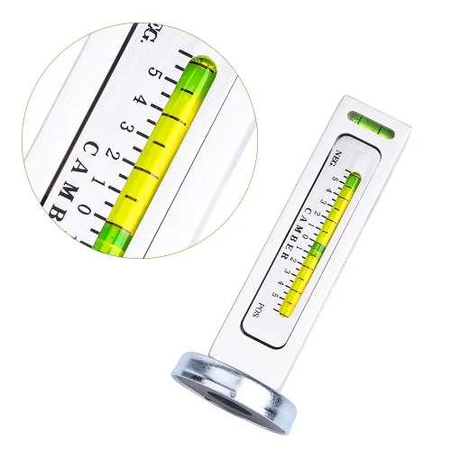 Vista 7 de Herramienta de calibre magnético ajustable, herramienta de calibre magnético universal ajustable para automóvil, herramienta de alineación de rueda