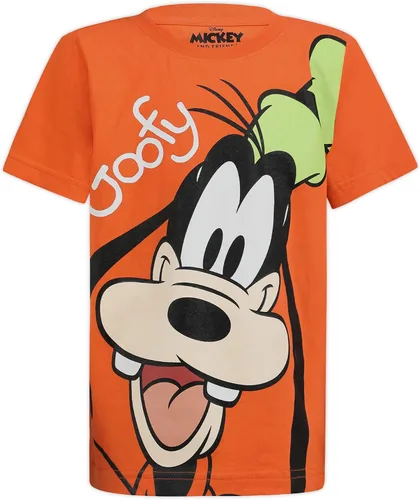 Vista 4 de Disney Mickey Mouse & Friends - Paquete de 4 camisetas para niños pequeños y pequeños, azulrojoamarillonaranja