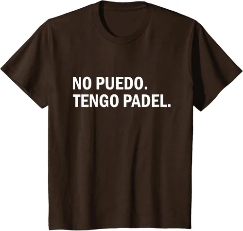 Vista 58 de Camiseta de jugador divertido No Puedo Tengo Padel Hobby