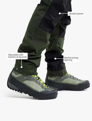 Vista 5 de RevolutionRace Mens Nordwand Pro Pants, Durable and Ventilated Pants for All Outdoor Activities