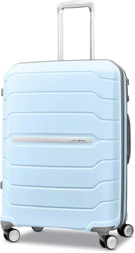Vista 60 de Samsonite Freeform de carcasa rígida expandible con ruedas giratorias dobles, Negro