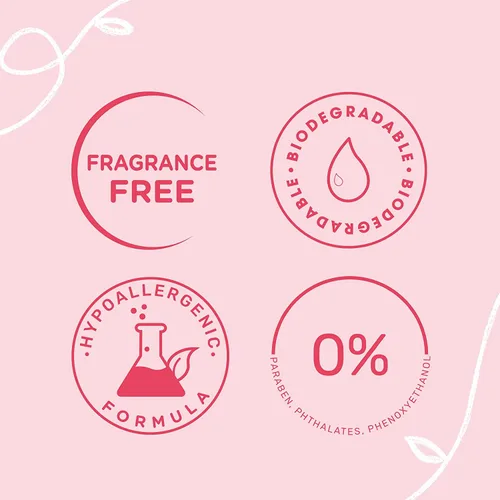 Vista 5 de Mustela Gel limpiador calmante para bebés, gel de baño y cabello sin fragancia para pieles muy sensibles, con perseosa de aguacate natural y bayas