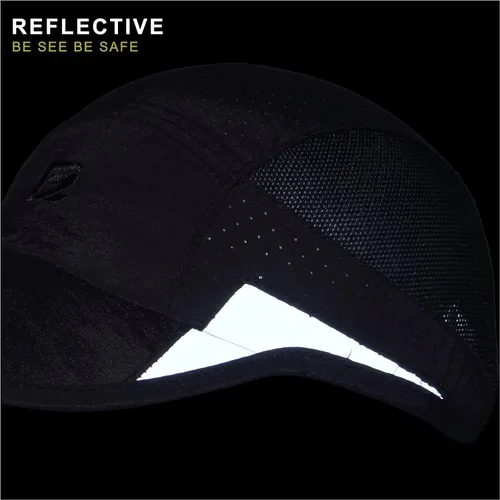 Vista 3 de GADIEMKENSD Gorra deportiva transpirable reflectante sin estructurar para hombres y mujeres