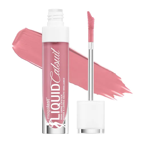 Vista 12 de wet n wild Mega Last Catsuit High-Shine Liquid Lipstick Red Bad Girl's Club
