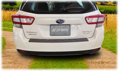 Vista 4 de C&C CarWorx - Protector de parachoques trasero de repuesto compatible con Subaru Impreza Hatchback de 5 puertas 2017, 2018, 2019, 2020, 2021, 2022