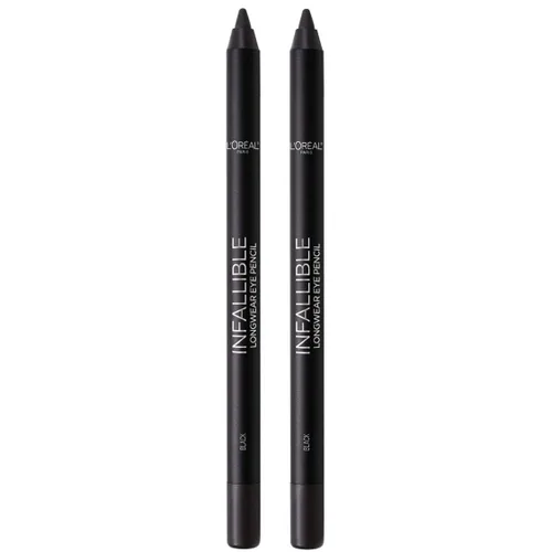 Vista 11 de L'Oreal Paris Makeup Infallible Pro-Last Lápiz delineador de ojos, impermeable y resistente a las manchas, se desliza con facilidad para crear