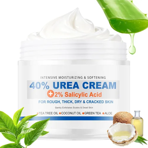 Vista 7 de Hydrating Urea Cream for Feet,60% Urea 2% Salicylic Acid Feet Cream 5.29oz