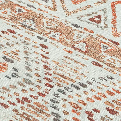 Vista 5 de Adiva Rugs Alfombra de área lavable a máquina de 6 x 6 pies con parte trasera antideslizante para sala de estar, dormitorio, baño, cocina, alfombra