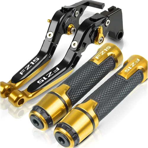 Vista 24 de SCUUBE Motorcycle CNC Accessories Adjustable Folding Extendable with A Brake Clutch Levers Handlebar Hand Grips Ends for Yama&ha FZ150I FZ 150I