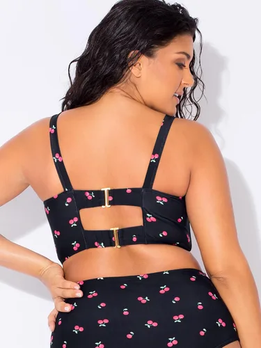 Vista 5 de Smart & Sexy - Top de bikini extra grande con varillas largas forradas para mujer