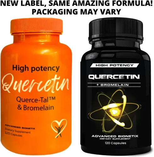 Vista 7 de Advanced Bionetix Querce-Tal™ Quercetina + Bromelina 120 cápsulas vegetales Biodisponibilidad de absorción mejorada de alta potencia. Soporta