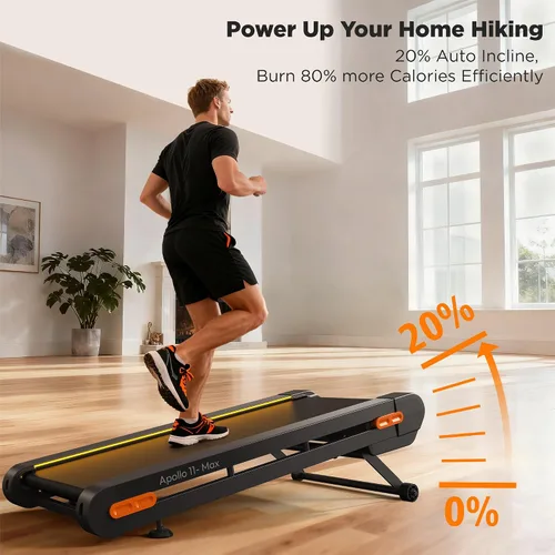 Vista 3 de Vitalwalk Walking Pad with Incline 20%/12% Auto Treadmills for Home Small