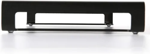 Vista 7 de M&T Displays Soporte universal para monitor de 31 libras, capacidad de transporte segura, organizador de estante de metal de aluminio para Negro