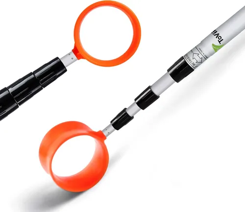 Vista 8 de Golf Ball Retriever - Telescopic Aluminum Alloy Pole and Firm Nylon Cup Grabber