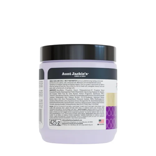 Vista 9 de Crema para definición de rizos Curl La La de Aunt Jackie, 15 oz