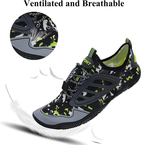 Vista 3 de Mens Womens Water Shoes Aqua Shoes Swim Shoes Beach Sports Quick Dry Barefoot for Boating Fishing Diving Surfing