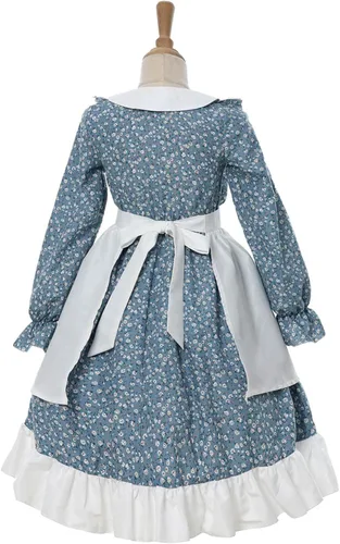 Vista 36 de Nuoqi - Vestidos de pionera para niñas, disfraz colonial