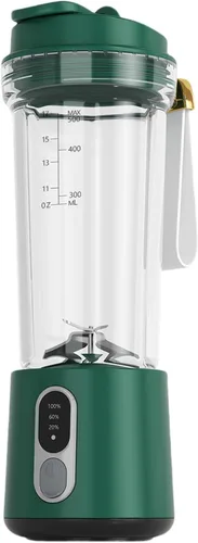 Vista 13 de Portable Blending Machine 300W Blending for Shakes Rechargeable 500ml Juicer Cup for Kitchen Portable Juicer Cup Black