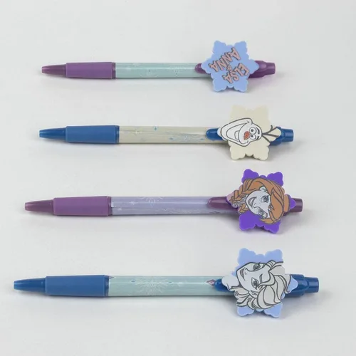 Vista 2 de CERDÁ LIFE'S LITTLE MOMENTS - Paquete de 4 bolígrafos Frozen 2 de alta calidad Un regalo de papelería original para los fans - Con licencia