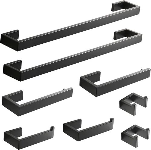 Vista 11 de Accesorios de baño Fapully, níquel cepillado, 100417-100421,100510