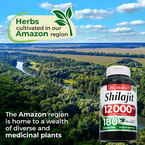 Vista 7 de FITO MEDIC'S Laboratorio shilajit Shilajit Cápsulas 180 Cápsulas.