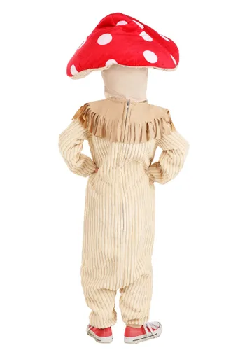 Vista 2 de Disfraz de Hongo Amanita para Niños Pequeños Multicolor