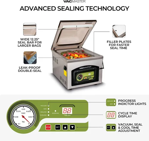 Vista 6 de Sellador al vacío con cámara VacMaster VP230