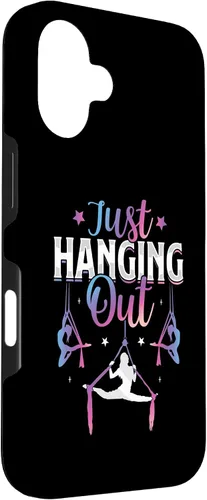 Vista 3 de iPhone 16 Just Hanging Aerialist Aerial Silks Dancer Air Yoga Women Case